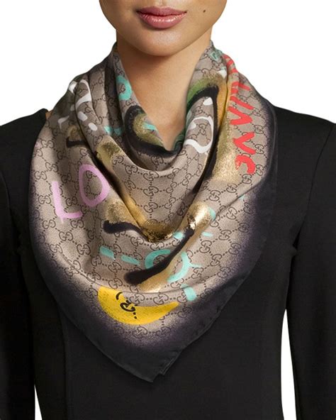 gucci gauze.women scarf|authentic gucci scarves.